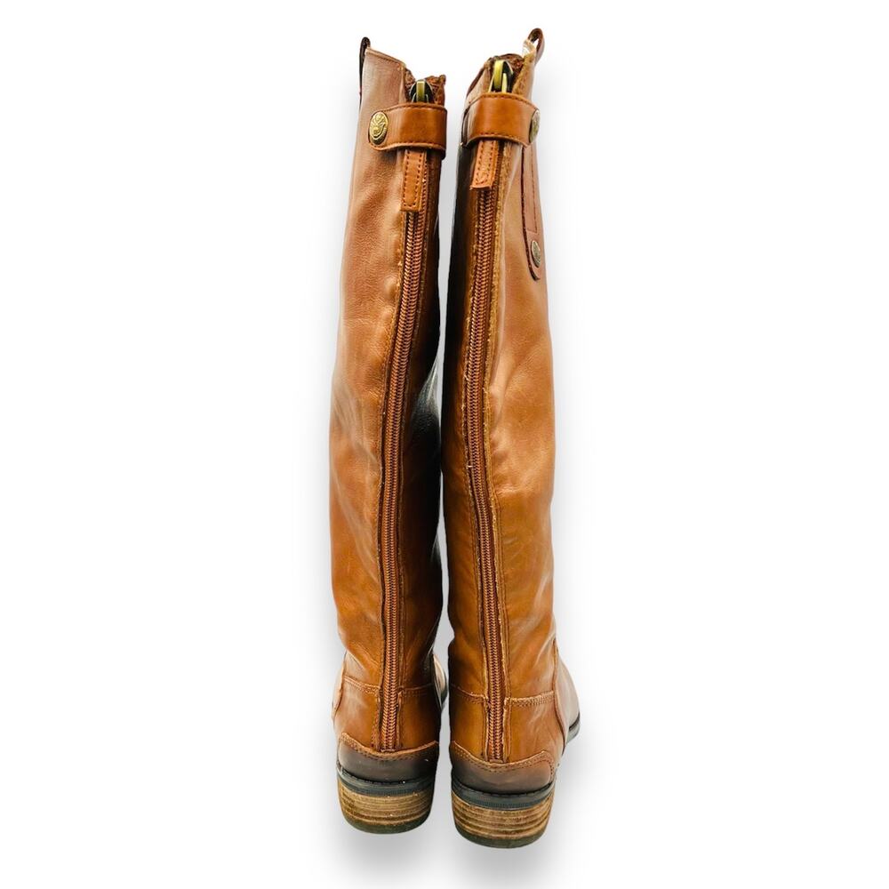 Sam Edelman Penny 2 Riding Boots size 6M Whiskey Brown Leather Knee High - Picture 4 of 14
